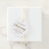 Gepersonaliseerde Gouden Baby meisje doopsel dank  Bedankjes Labels (In situ)