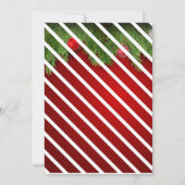 GEPERSONALISEERDE GOUDEN BLUSH CHRISTAMS BOOM GROE BEDANKKAART (Achterkant)