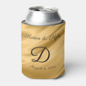 Gepersonaliseerde gouden bruiloft koelbox blikjeskoeler (Blikje Voorkant)
