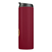 Gepersonaliseerde gouden draak- thermosbeker (Geroteerd rechts)