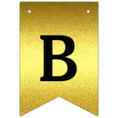 Gepersonaliseerde gouden en paarse banner (Tweede vlag)