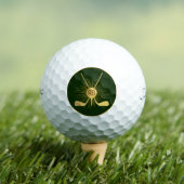 Gepersonaliseerde gouden golfclubs golfballen (Insitu Shirt)