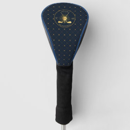 Gepersonaliseerde gouden golfclubs golfheadcover