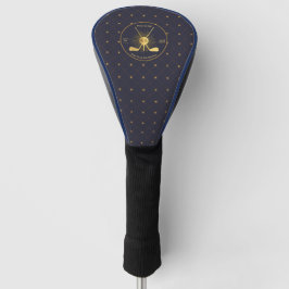 Gepersonaliseerde gouden golfclubs golfheadcover