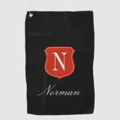 Gepersonaliseerde gouden handdoek cadeau met stijl (Voorkant)