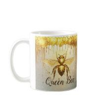 Gepersonaliseerde Gouden Honingbij Bijenkorf Honin