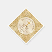 Gepersonaliseerde Gouden Jubileum servetten Jouw t (Hoek)