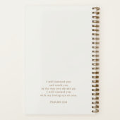 Gepersonaliseerde gouden script kalligrafie Bijbel Notitieboek (Achterkant)