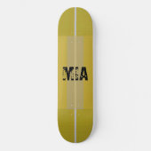Gepersonaliseerde gouden skateboard (Voorkant)
