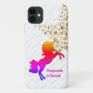 Gepersonaliseerde gouden sterren veelkleurige eenh Case-Mate iPhone case