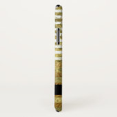 gepersonaliseerde gouden strepen Case-Mate iPhone case (Achterkant / rechts)