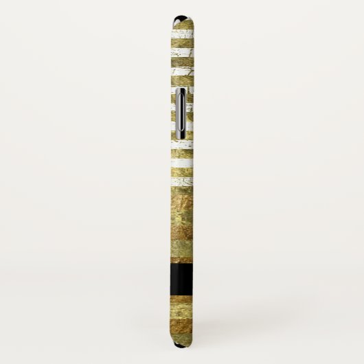 gepersonaliseerde gouden strepen Case-Mate iPhone case (Achterkant / rechts)