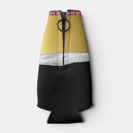 Gepersonaliseerde Gouden Ticket Chocolade Flesjeskoeler (Achterkant)