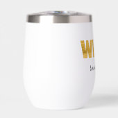 Gepersonaliseerde gouden Wifey naam (Voorkant)