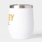 Gepersonaliseerde gouden Wifey naam (Achterkant)