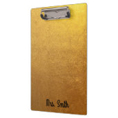 Gepersonaliseerde goudfolie Toon Klembord (Links)