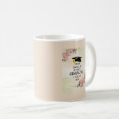 Gepersonaliseerde graad afstuderen gezegde koffiemok (Voorkant rechts)