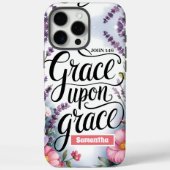 Gepersonaliseerde Grace On Grace Christelijke vrou Case-Mate iPhone Case (Achterkant)