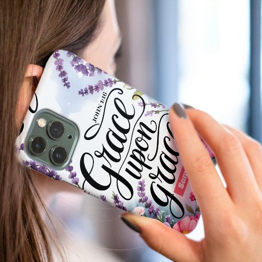 Gepersonaliseerde Grace On Grace Christelijke vrou Case-Mate iPhone Case