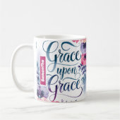 Gepersonaliseerde Grace Upon Grace Christelijk Koffiemok (Links)