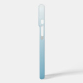Gepersonaliseerde gradiënt ombre engel blauw Case-Mate iPhone case (Achterkant / Links)