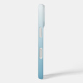 Gepersonaliseerde gradiënt ombre engel blauw Case-Mate iPhone case (Achterkant / Rechts)
