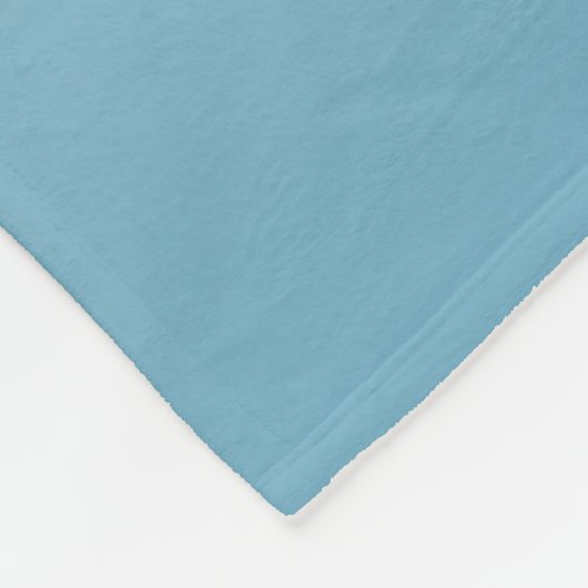 Gepersonaliseerde gradiënt ombre engel blauw fleece deken (Hoek)