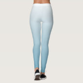 Gepersonaliseerde gradiënt ombre engel blauw leggings (Achterkant)