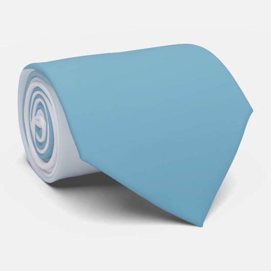 Gepersonaliseerde gradiënt ombre engel blauw stropdas (Opgerold)