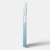 Gepersonaliseerde gradiënt ombre engel blue Hoesje (Achterkant / Rechts)