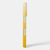Gepersonaliseerde gradiënt ombre geel Case-Mate iPhone case (Achterkant / Rechts)