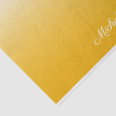 Gepersonaliseerde gradiënt ombre geel tissuepapier (Detail)