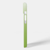 Gepersonaliseerde gradiënt ombre greenery green Case-Mate iPhone case (Achterkant / Links)
