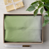 Gepersonaliseerde gradiënt ombre greenery green tissuepapier (Geschenk)