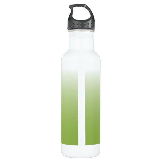 Gepersonaliseerde gradiënt ombre greenery green waterfles  (Achterkant)