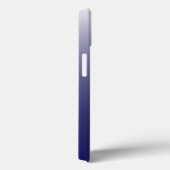 Gepersonaliseerde gradiënt ombre marvy blue Hoesje (Achterkant / Rechts)