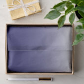 Gepersonaliseerde gradiënt ombre navy blue tissuepapier (Geschenk)