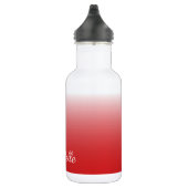 Gepersonaliseerde gradiënt ombre red waterfles  (Rechts)