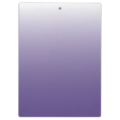 Gepersonaliseerde gradiënt ombre Ultra Violet Klembord (Achterkant)