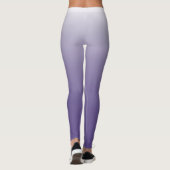 Gepersonaliseerde gradiënt ombre Ultra Violet Leggings (Achterkant)
