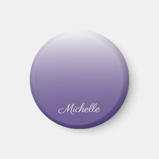 Gepersonaliseerde gradiënt ombre Ultra Violet Magneet (Voorkant)