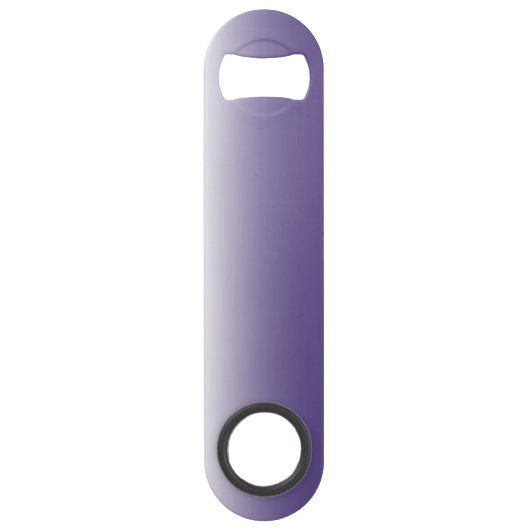 Gepersonaliseerde gradiënt ombre Ultra Violet Speed Flessenopener (Achterkant)