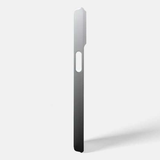 Gepersonaliseerde gradiënt ombre zwart tinten van Case-Mate iPhone case (Achterkant / Rechts)