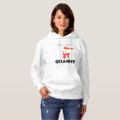 Gepersonaliseerde GRADNMA Snowman Matching Familie Hoodie (Voorkant volledig)