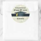 Gepersonaliseerde Graduation Cap Stickers (Tas)