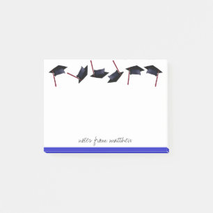 Gepersonaliseerde Graduation Caps Gone Wild Paarse Post-it® Notes