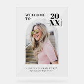 Gepersonaliseerde Graduation Party Acryl teken Acryl Bord (Voorkant)