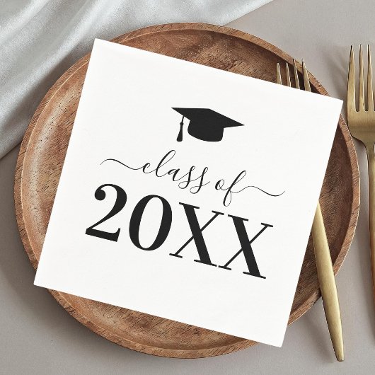 Gepersonaliseerde Graduation Party Class van 2025  Servet