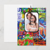 Gepersonaliseerde graffiti briefkaart (Voorkant / Achterkant)
