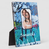 Gepersonaliseerde graffiti fotoplaat (Zijkant)